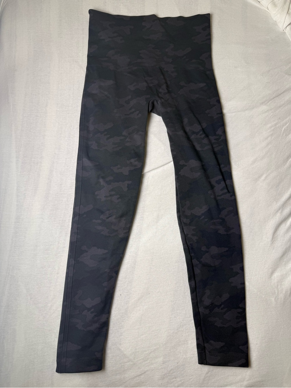 SPANX Black Camo High-Waist Leggings